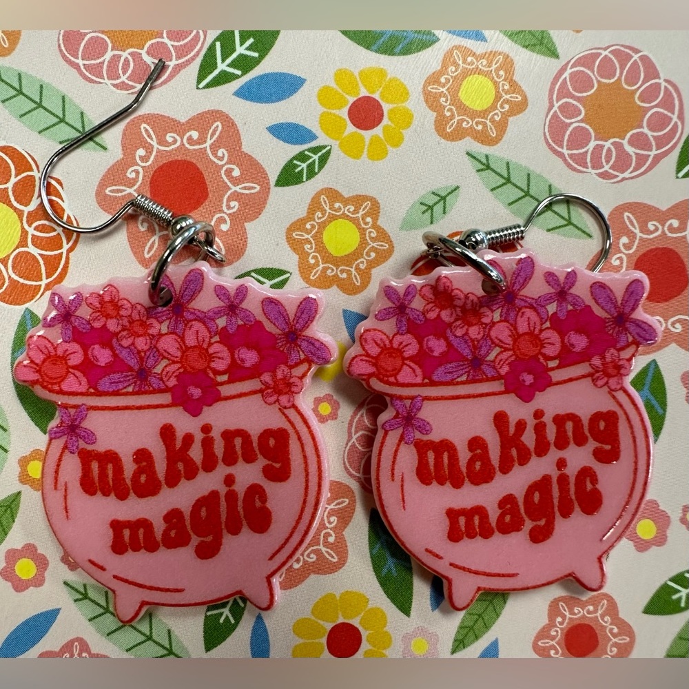 Making Magic Earrings